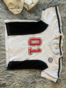 Cute Cherry &amp; Jersey Print T-Shirts