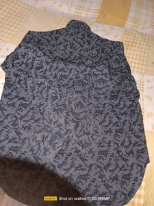Charcoal And White Shirt For Mens✨