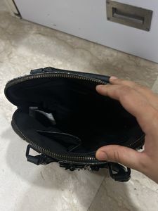 Sparkly Black Embellished Handbag