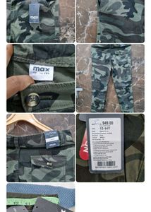 Light Blue Zipper Pocket Pants