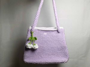 Crochet lily Bag