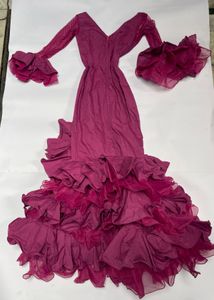 Stunning Ruffled Ethnic Gown