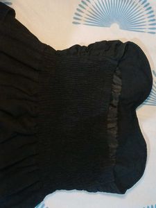 midi tube black dress