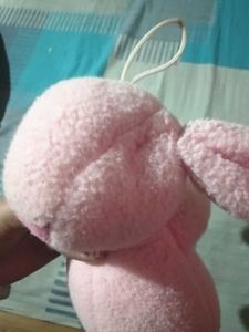 Cute Pink Bunny Plush