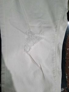 White Ripped Jeans