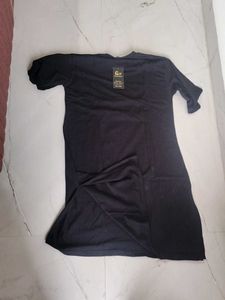 Comfortable Black Tunic "A New Era of Me"