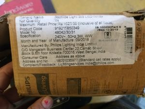 3watt Bedside Philips Light