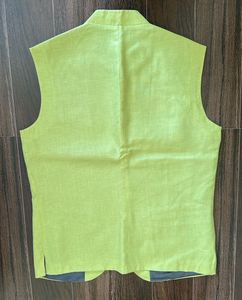 Lime Green Nehru Jacket