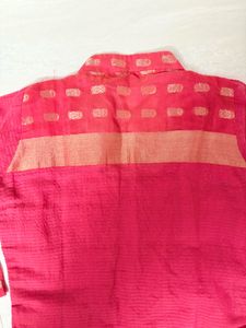 Pink Embroidered Kurta Set