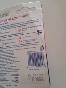 Nivea Watermelon Shine Lip Balm