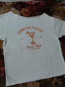 Espresso Martini off shoulder tee