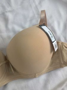 Comfortable Beige Push-Up Bra