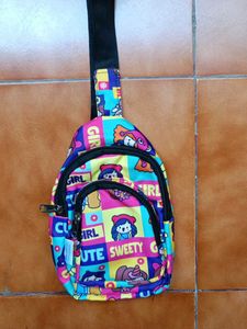 Cute Cartoon Print Sling Bag