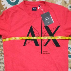 🚨 Price Drop Armani Exchange Red Graphic T-Shirt