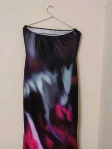 Abstract Print Dress