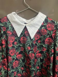 Rose printed Top