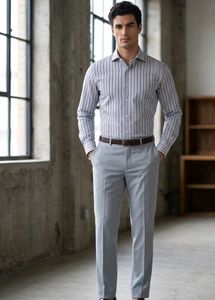 Men's Striped Shirt and Pant