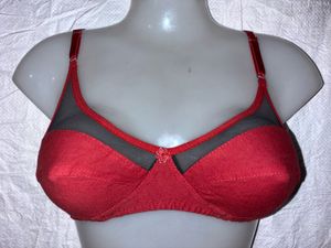 ❤️ Stylish Red Mesh Bra |