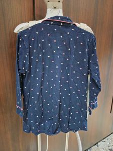 Heart Print night suit