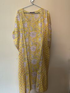 Yellow Floral Kurta