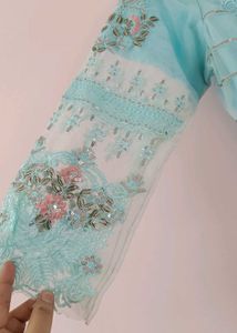 Elegant Pakistani Embroidered Suit Set