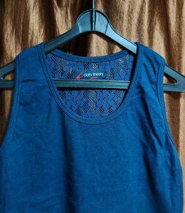 New Cloth Theory Navy Blue Tank Top