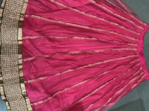 Stunning Pink Lehenga Skirt