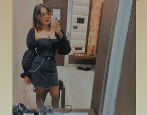 Zara Black Denim Mini Skirt