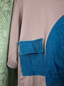 Denim Pocket Tunic Top