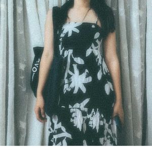 Floral Print Maxi Dress