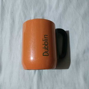 Orange Dublin Mug with Lid