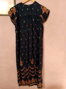Anouk Navy kurta set for women