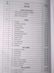 SSB OIR Officer Intelligence Rating Test Book
