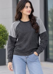 H&M Two-Tone Raglan Sweater