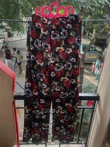 Floral Print Palazzo Pants