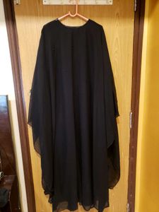 Butterfly Elegant Black Abaya