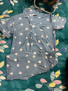 Cute Patterned Pajama Set