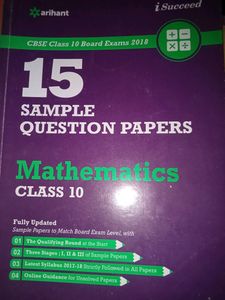 CBSE CLASS 10th , MATHS Sample Papers