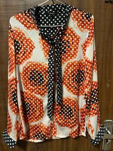 Stylish Printed Long Sleeve Top