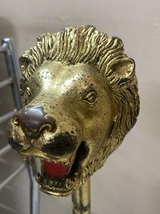 Vintage Lion Head Decor Item