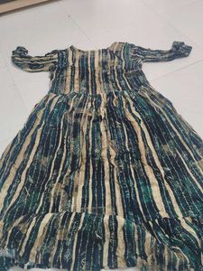 Bohemian Striped Maxi Dress