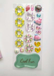 DIY 3D Embossed Sticker Desk Pet ( per kit) you