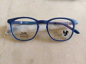 Stylish Blue Round Frame Glasses