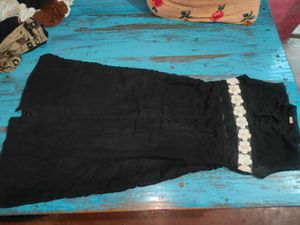 black a line kurti