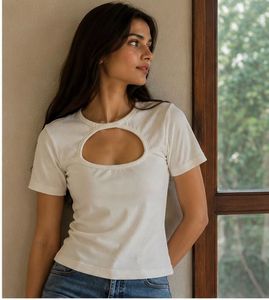 White cute top