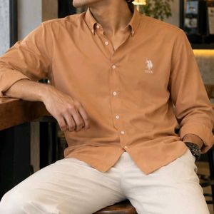 USPA Silk Casual Shirt For Men - (Size-M)