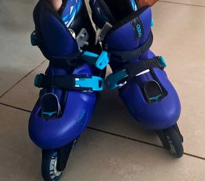 Oxelo Roller Skates with Helmet