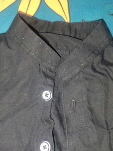 Classic Black Button-Up Shirt