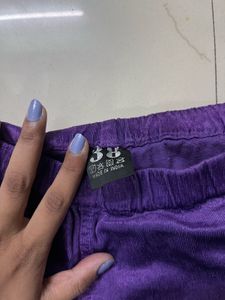 new violet pants