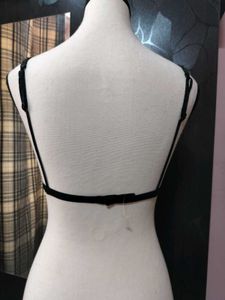Designer Sheer Beaded Triangle Bra.. New